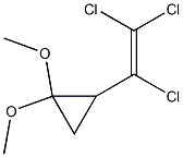 1-(3,3-Dimethoxycyclopropyl)-1,2,2-trichloroethene 구조식 이미지