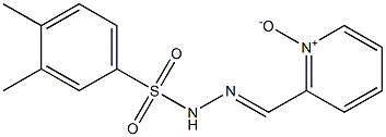 2-[[2-[(3,4-Dimethylphenyl)sulfonyl]hydrazono]methyl]pyridine 1-oxide Structure