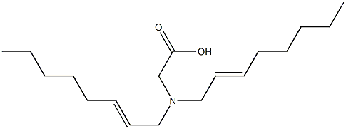 N,N-Di(2-octenyl)glycine 구조식 이미지