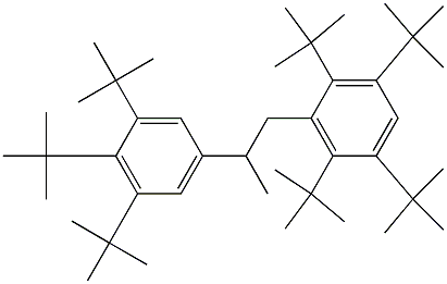 1-(2,3,5,6-Tetra-tert-butylphenyl)-2-(3,4,5-tri-tert-butylphenyl)propane 구조식 이미지