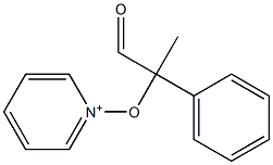 1-(1-Methyl-1-phenyl-2-oxoethoxy)pyridinium Structure