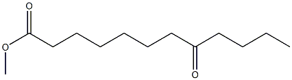 8-Oxododecanoic acid methyl ester 구조식 이미지