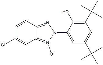 6-Chloro-2-(2-hydroxy-3,5-di-tert-butylphenyl)-2H-benzotriazole 1-oxide 구조식 이미지