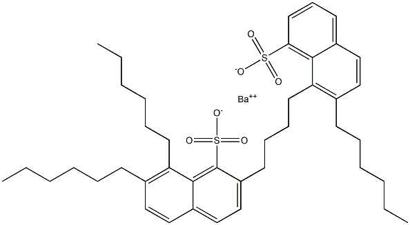 Bis(7,8-dihexyl-1-naphthalenesulfonic acid)barium salt 구조식 이미지