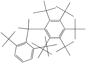 2-(Penta-tert-butylphenyl)-2-(2,6-di-tert-butylphenyl)propane 구조식 이미지