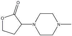 3-(4-Methyl-1-piperazinyl)-4,5-dihydrofuran-2(3H)-one 구조식 이미지