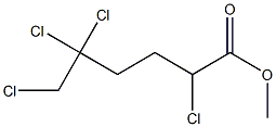 2,5,5,6-Tetrachlorocaproic acid methyl ester Structure