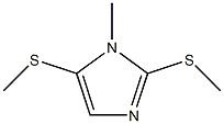 1-Methyl-2,5-bis(methylthio)-1H-imidazole Structure