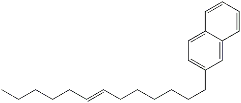 2-(7-Tridecenyl)naphthalene Structure