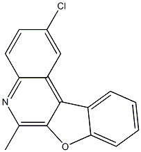 2-Chloro-6-methylbenzofuro[2,3-c]quinoline Structure