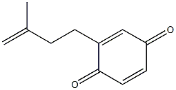 2-Isopentenyl-p-benzoquinone Structure