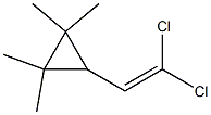 1-(2,2,3,3-Tetramethylcyclopropyl)-2,2-dichloroethene 구조식 이미지