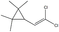 1-(2,2,3,3-Tetramethylcyclopropyl)-2,2-dichloroethene Structure