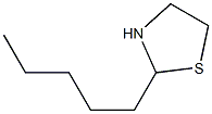 2-Pentylthiazolidine 구조식 이미지