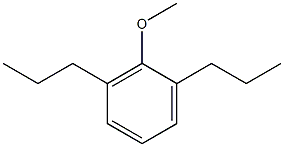 1-Methoxy-2,6-dipropylbenzene 구조식 이미지