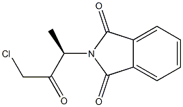 (+)-N-[(R)-3-Chloro-1-methyl-2-oxopropyl]phthalimide Structure