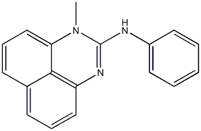 N-Phenyl-1-methyl-1H-perimidin-2-amine Structure