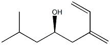 (R)-2-Methyl-6-methylene-7-octen-4-ol Structure