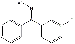N-Bromo-S-phenyl-S-(3-chlorophenyl)sulfilimine Structure