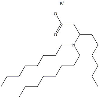 3-(Dioctylamino)nonanoic acid potassium salt 구조식 이미지