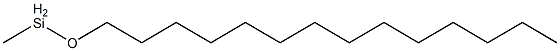 Methyl(tetradecyloxy)silane 구조식 이미지