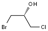 (R)-1-Chloro-3-bromo-2-propanol 구조식 이미지