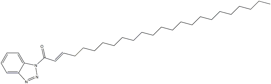 1-(1-Oxo-2-tetracosenyl)-1H-benzotriazole 구조식 이미지