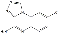 4-Amino-8-chloro[1,2,4]triazolo[4,3-a]quinoxaline 구조식 이미지