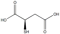 (R)-2-Mercaptosuccinic acid 구조식 이미지