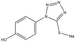 4-(5-Sodiothio-1H-tetrazol-1-yl)phenol 구조식 이미지