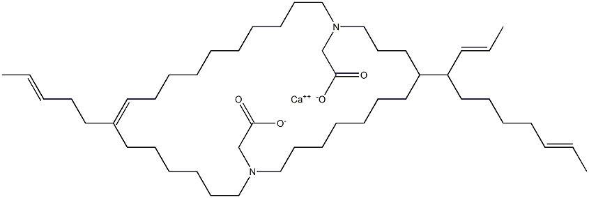 Bis[N,N-di(10-dodecenyl)glycine]calcium salt 구조식 이미지