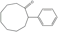 2-Phenylcyclononanone 구조식 이미지