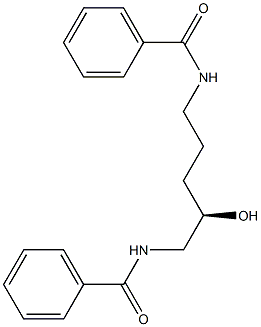 (-)-N,N'-[(R)-2-Hydroxypentamethylene]bisbenzamide Structure