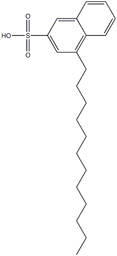 4-Dodecyl-2-naphthalenesulfonic acid Structure