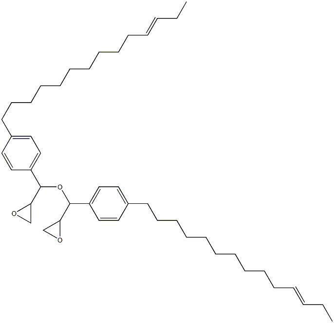 4-(11-Tetradecenyl)phenylglycidyl ether 구조식 이미지