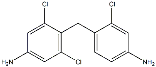 4-[(4-Amino-2-chlorophenyl)methyl]-3,5-dichloroaniline 구조식 이미지