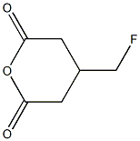 3-(Fluoromethyl)glutaric anhydride 구조식 이미지