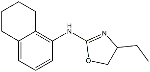 5,6,7,8-Tetrahydro-N-(4-ethyl-2-oxazolin-2-yl)-1-naphthalenamine Structure