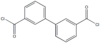 Biphenyl-3,3'-dicarboxylic acid dichloride 구조식 이미지