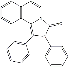 1,2-Diphenylimidazo[5,1-a]isoquinolin-3(2H)-one Structure