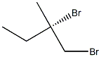[S,(+)]-1,2-Dibromo-2-methylbutane 구조식 이미지