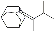 2-(1,2-Dimethylpropylidene)adamantane Structure