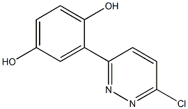 2-(6-Chloro-3-pyridazinyl)hydroquinone Structure