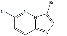 3-Bromo-6-chloro-2-methylimidazo[1,2-b]pyridazine 구조식 이미지