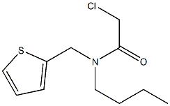 N-(2-Thienylmethyl)-N-(chloroacetyl)butan-1-amine Structure