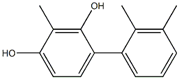 2-Methyl-4-(2,3-dimethylphenyl)benzene-1,3-diol 구조식 이미지