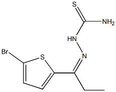 1-(5-Bromo-2-thienyl)-1-propanone thiosemicarbazone 구조식 이미지