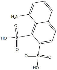 8-Amino-1,2-naphthalenedisulfonic acid 구조식 이미지