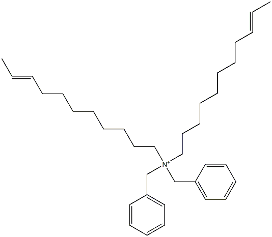 Di(9-undecenyl)dibenzylaminium Structure