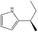 [R,(-)]-2-sec-Butyl-1H-pyrrole 구조식 이미지